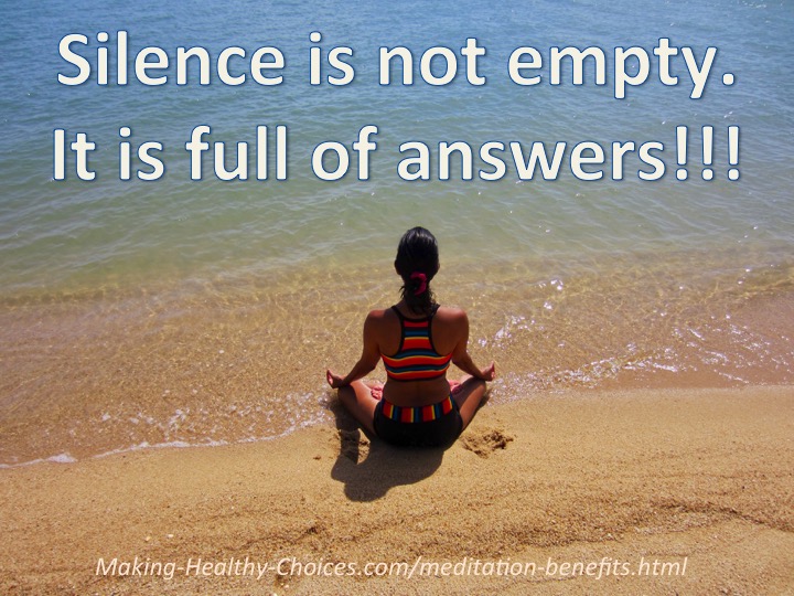 Silence is not empty - meditation