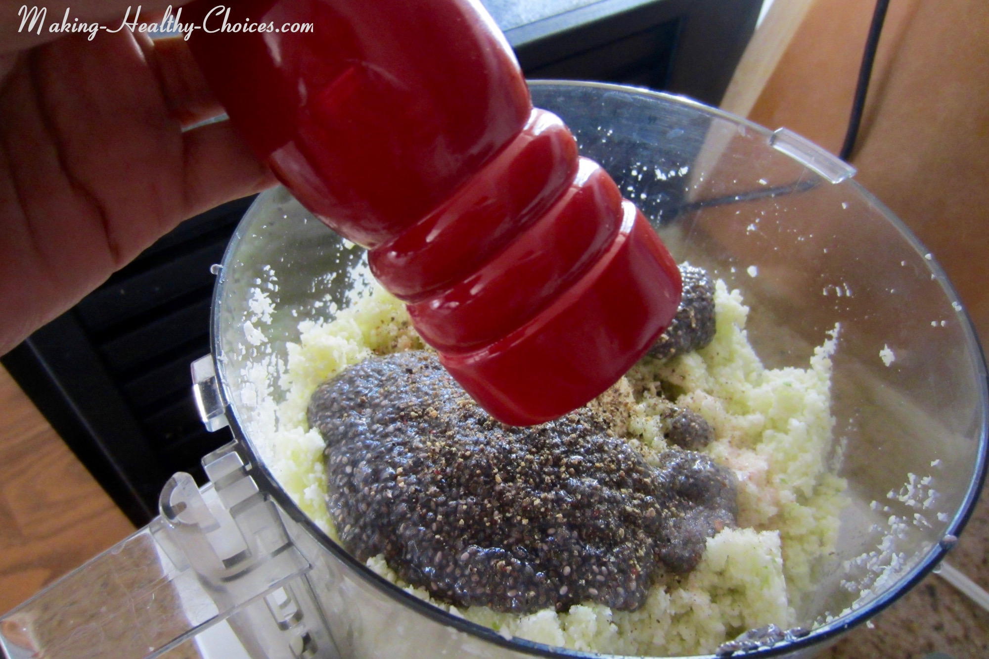 Cauilflower Wraps - Adding Ingredients