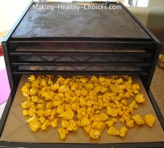 Cauliflower Dehydrator Recipe