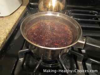Making Elderberry Syrup - Homemade Cough Remedy