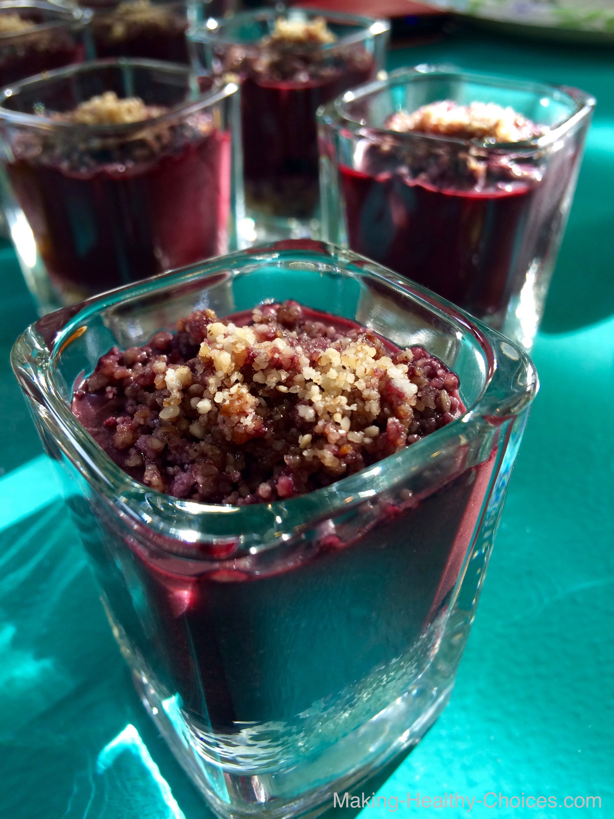 Cherry Cheesecake Cobbler - raw vegan recipe