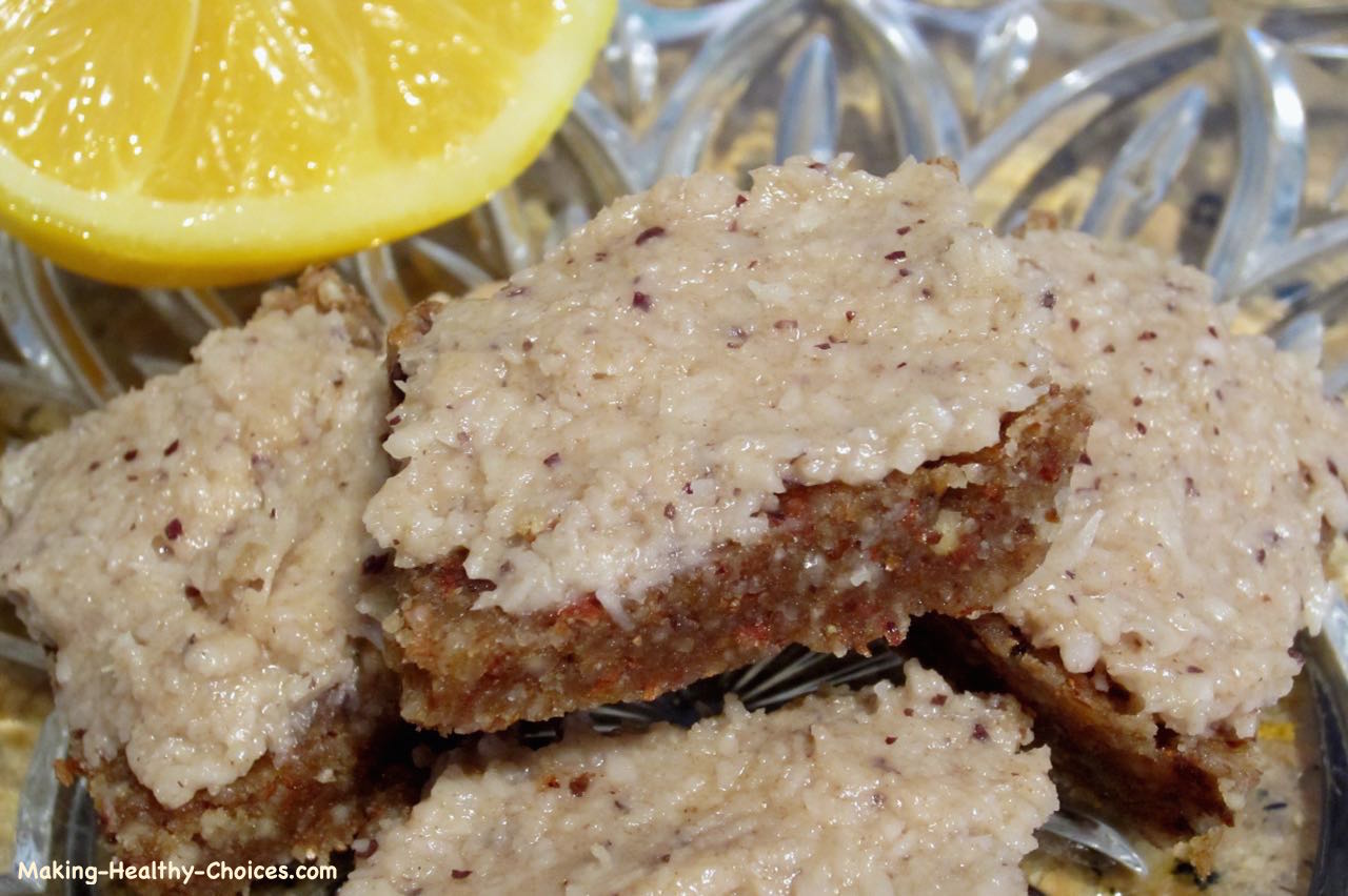 Lemon Bar and Coconut Lemon Frosting