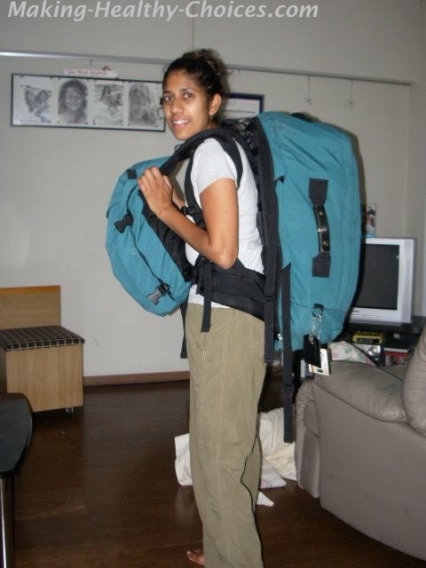 Nadia Backpacking