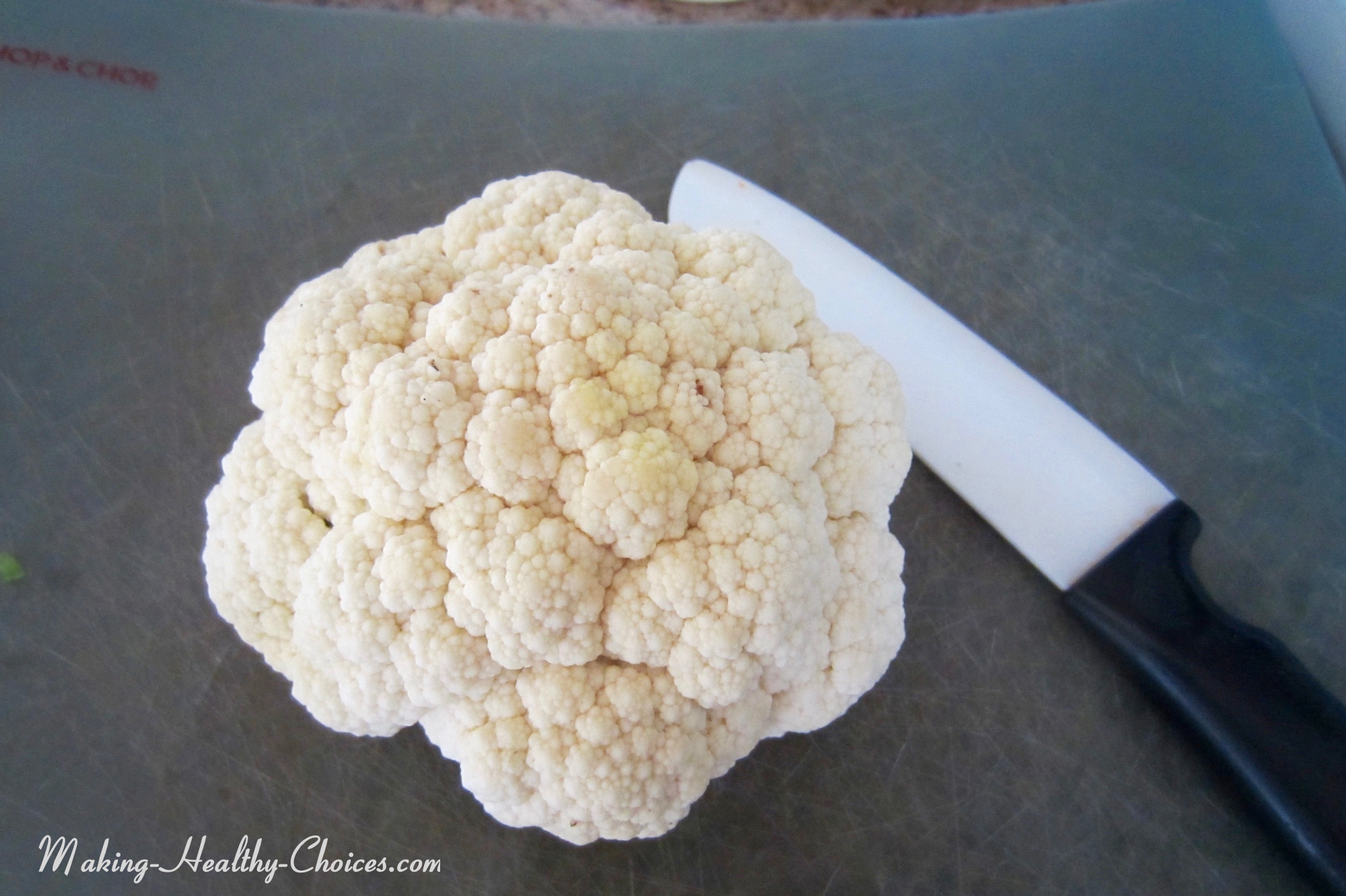 Cauliflower Wraps - Processing Cauliflower
