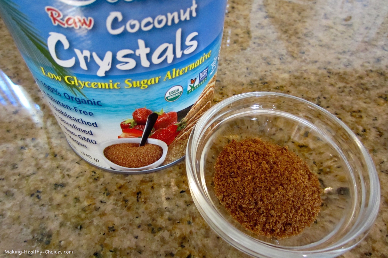 Coconut Crystals - Healthy Sugar Substitute