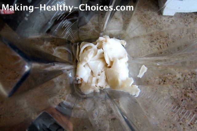 Coconut Meat in Vitamix Blender