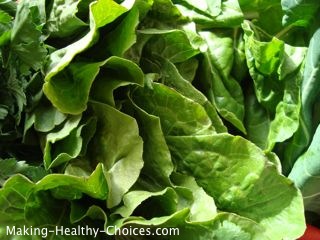 Green leafy vegetables