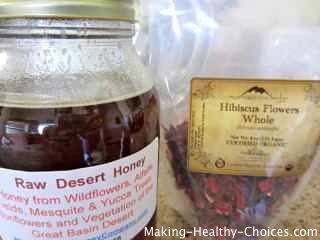 Hibiscus and Raw Honey