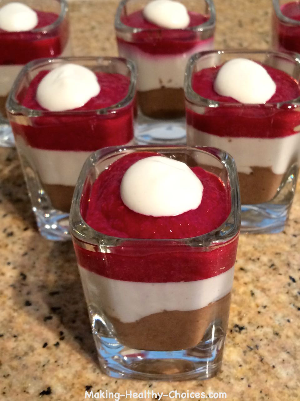 Chocolate Raspberry Cream Parfait