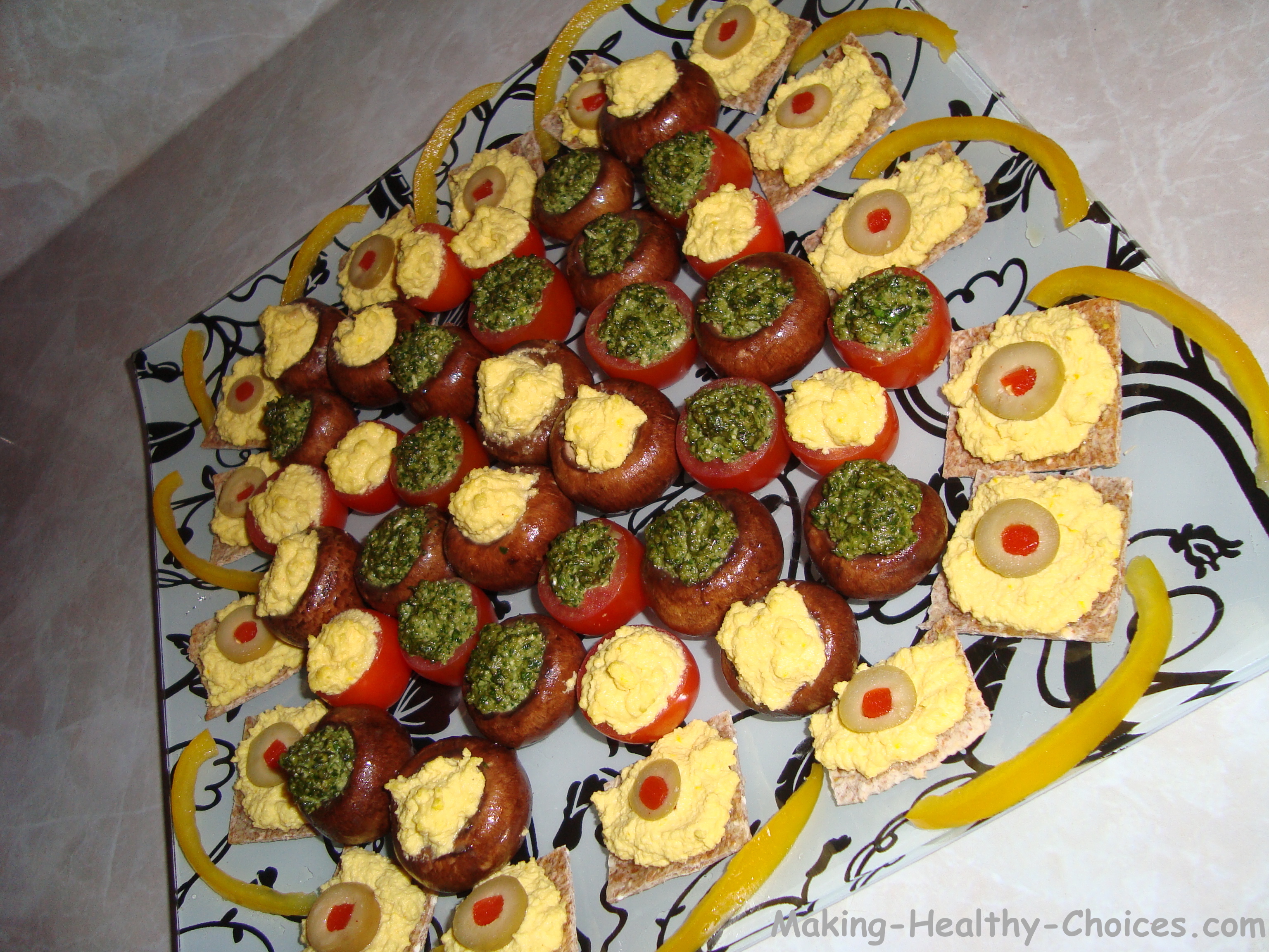 Stuffed Mushroom Platter